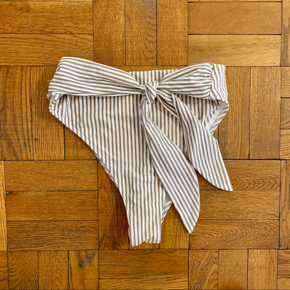 Abercrombie Hight-Waist Cheeky Bikini Bottoms
